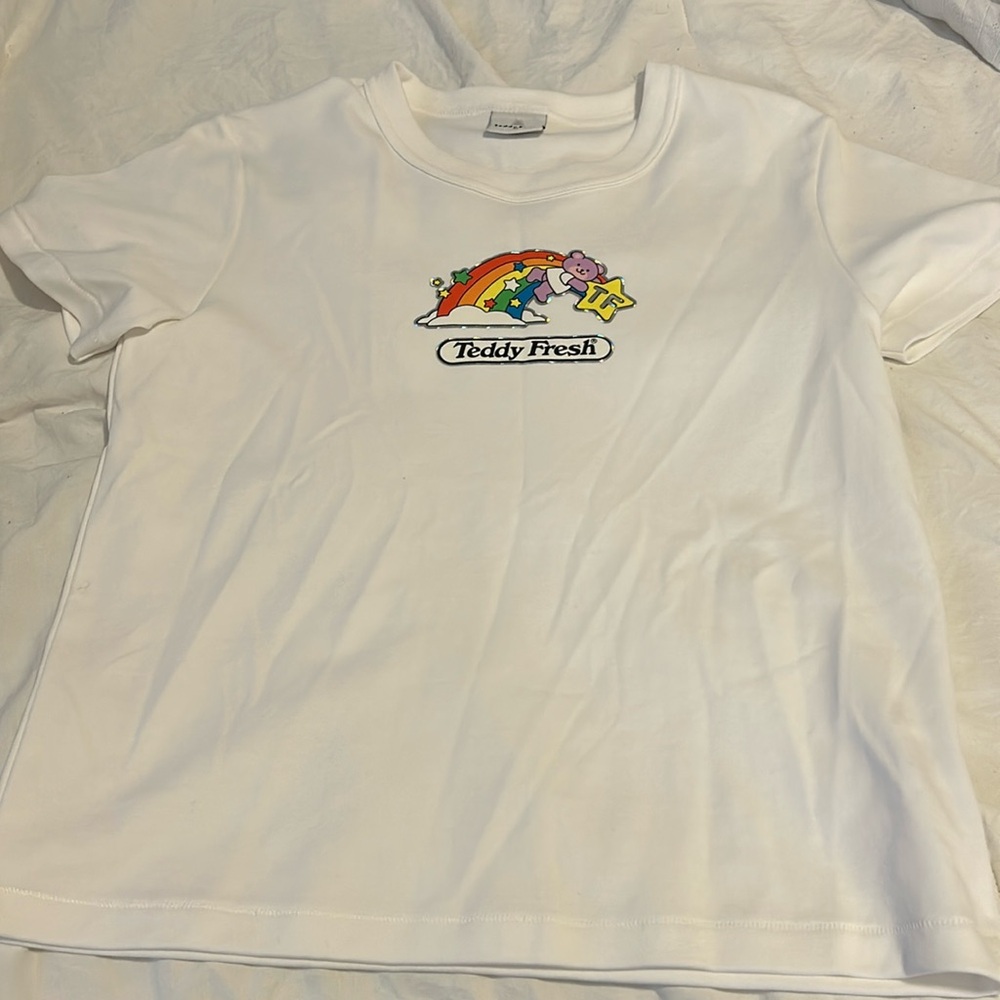 brand new teddy fresh t shirt, medium but like a small